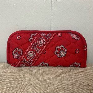 Red Floral Vera Bradley Glasses Case/Pouch
